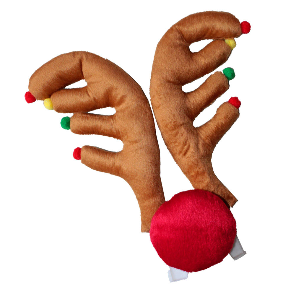 Car Accessories Xmas - Car Reindeer Antlers Kit 2 Brown