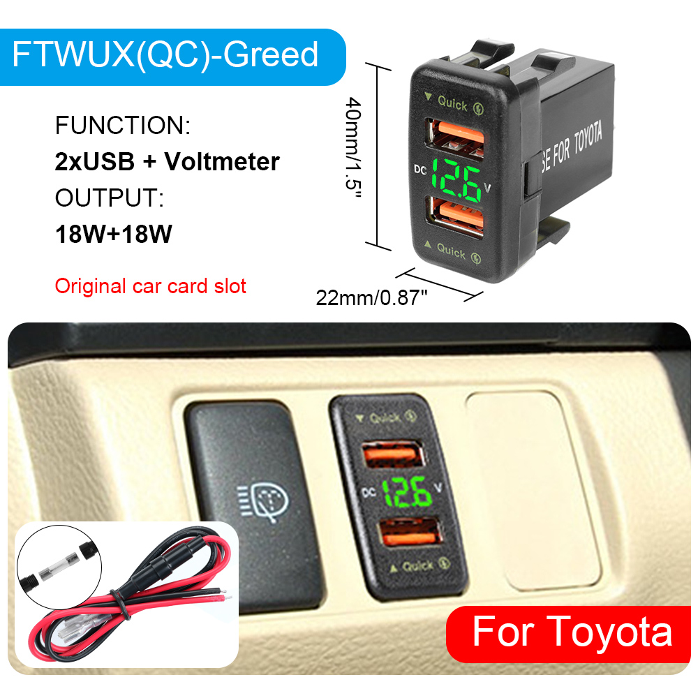 Car Accessories Qc - QC Car Socket Charger Power Adapter