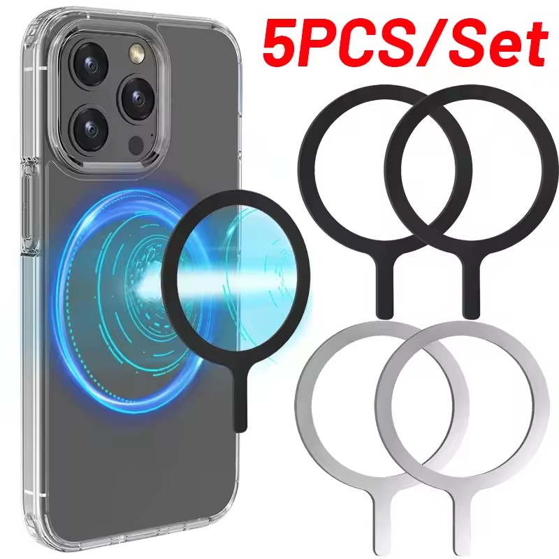 Wireless Car Charger - 5-1pcs Sticker Ring For Magsafe Wireless