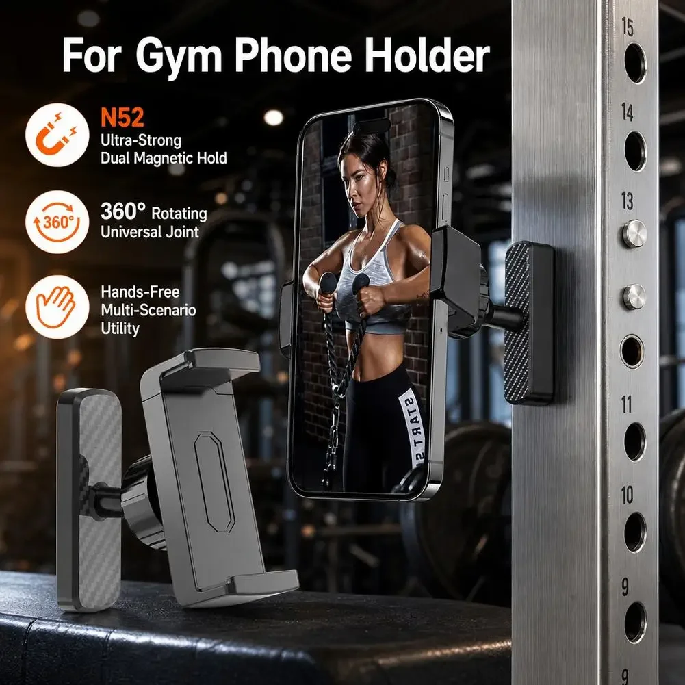 Magnetic Gym Phone Mount 360°  - đánh giá và giá Car Phone Holder Magnetic