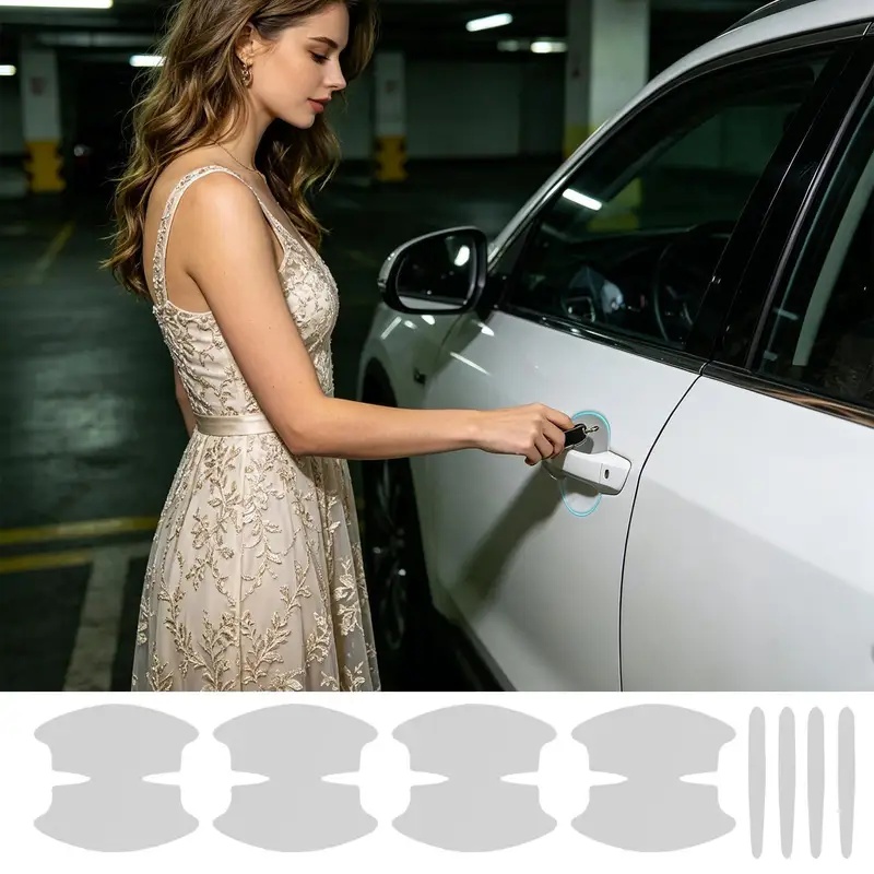 Car Door Handle Sticker 8 Piec - đánh giá và giá Car Door Handle Protector