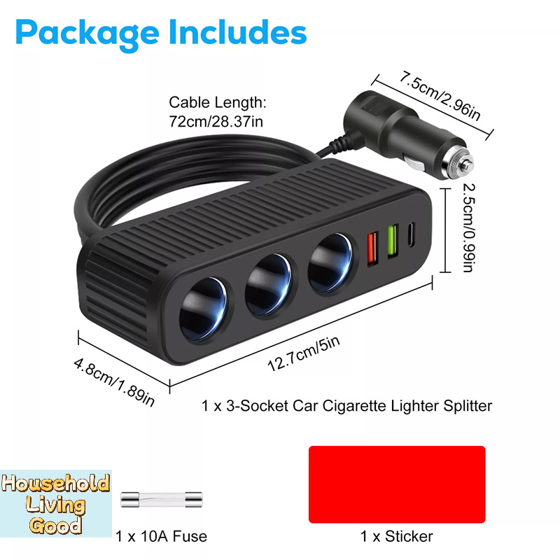 【Car Charger For Phones 120W P - đánh giá và giá Car Accessories Usa