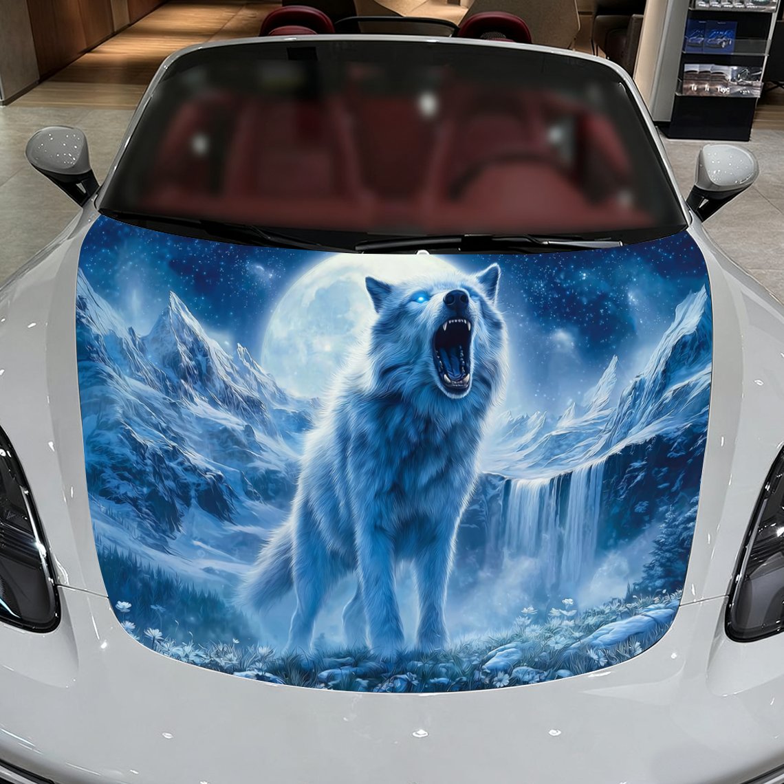 Winter Mountain Night Scene Wo - đánh giá và giá Car Accessories For Winter