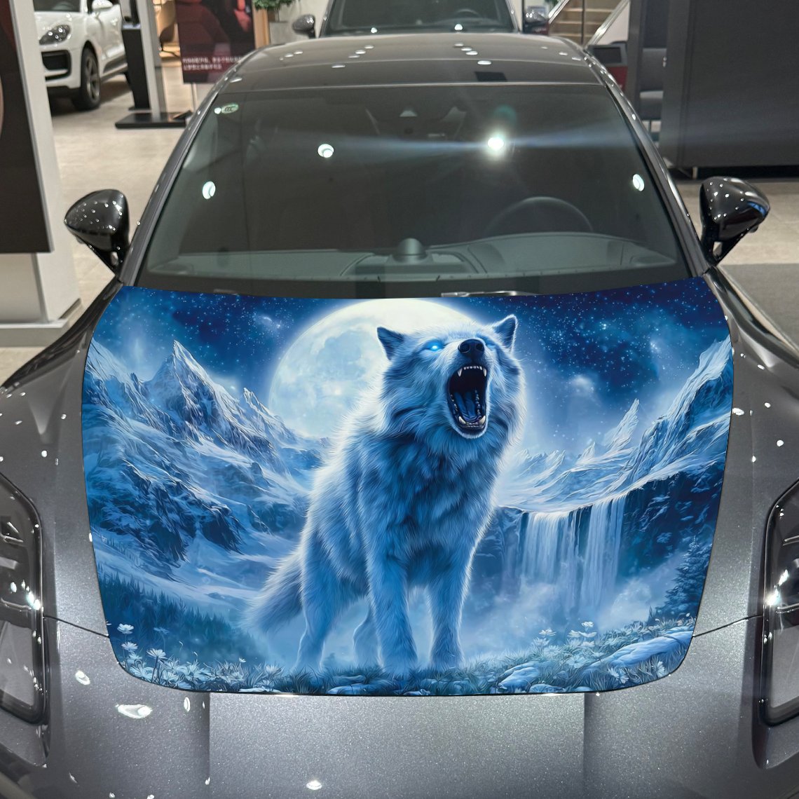 Winter Mountain Night Scene Wo - đánh giá và giá Car Accessories For Winter