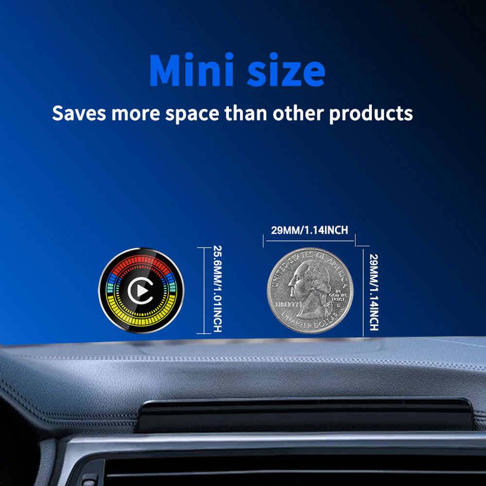 Round Wireless CarPlay Android - đánh giá và giá Car Accessories Usa