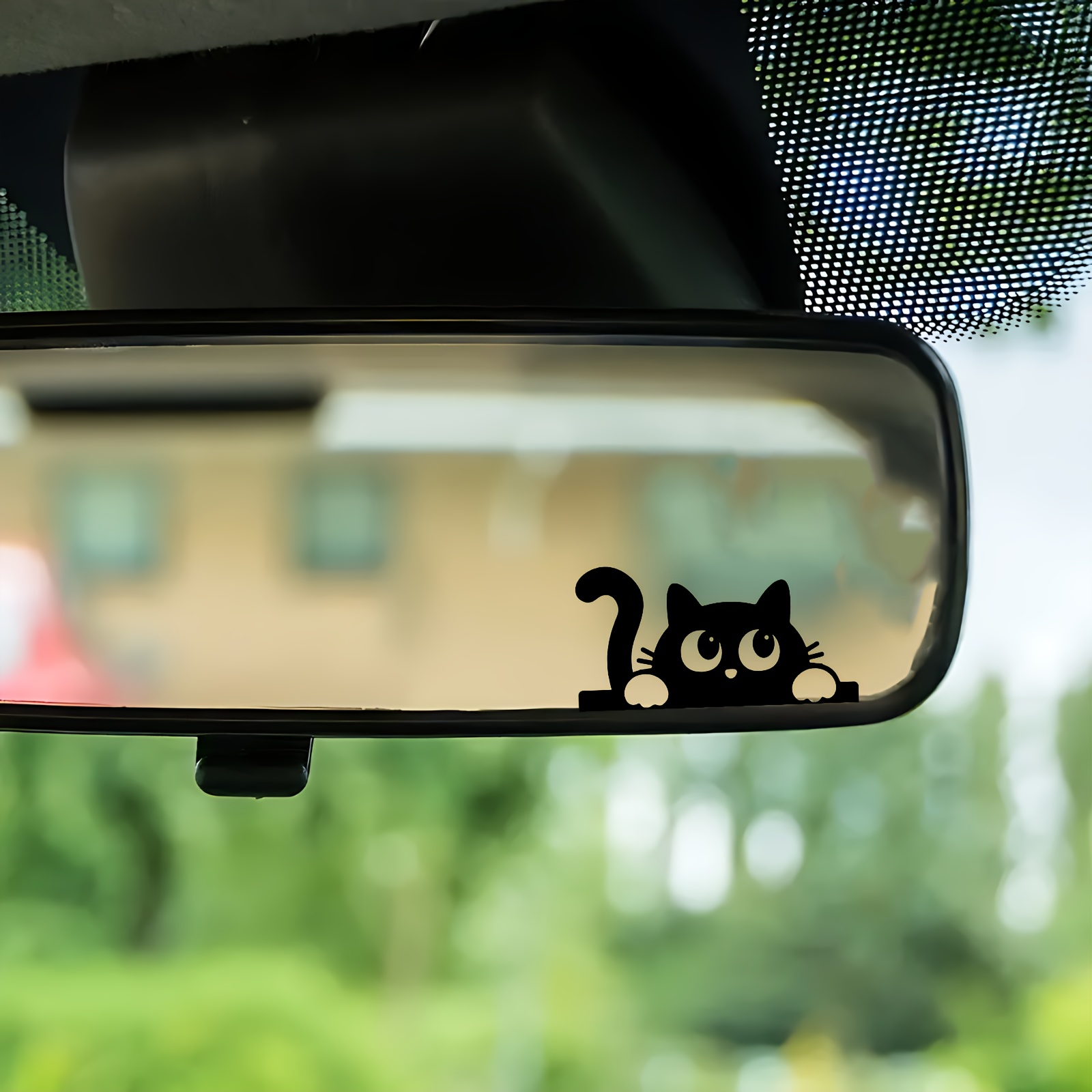 Cute Cat Car Rearview Mirror S - đánh giá và giá Car Accessories Xmas