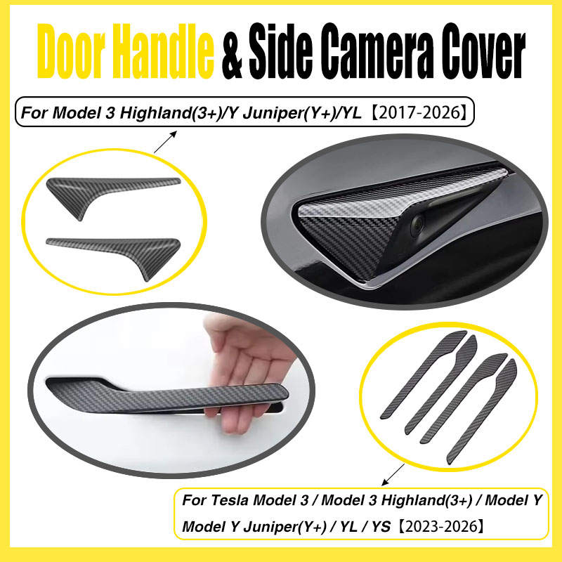 Side Camera Cover & Door Handl - đánh giá và giá Car Door Handle Protector