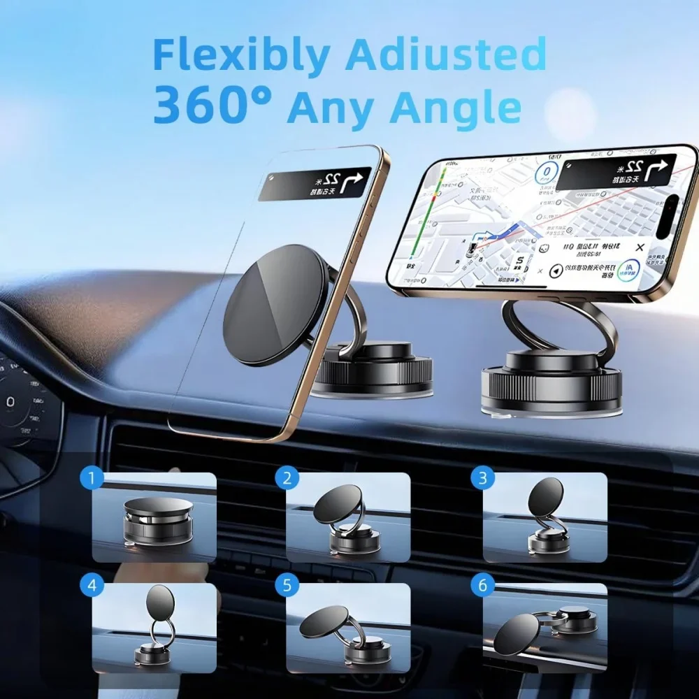 Upgraded 360°Vacuum Magnetic P - đánh giá và giá Car Phone Holder Magnetic