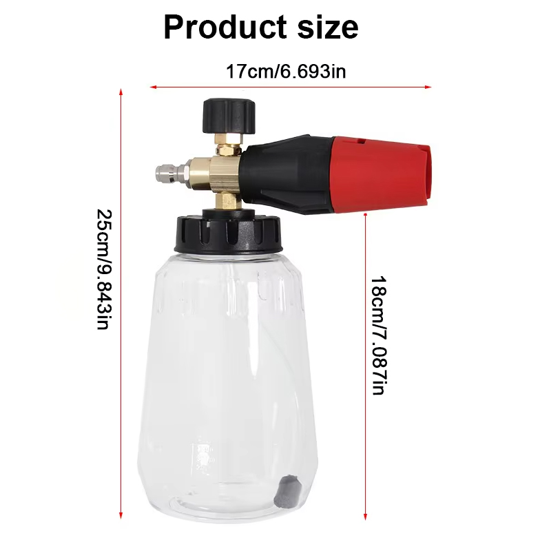 High Pressure PA Foam Cannon A - đánh giá và giá Car Accessories For Winter