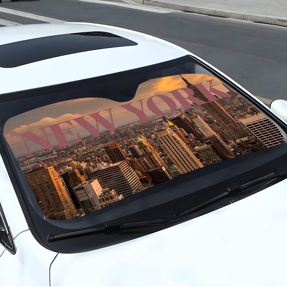 New York Aesthetic Art Car Sun - đánh giá và giá Car Accessories York