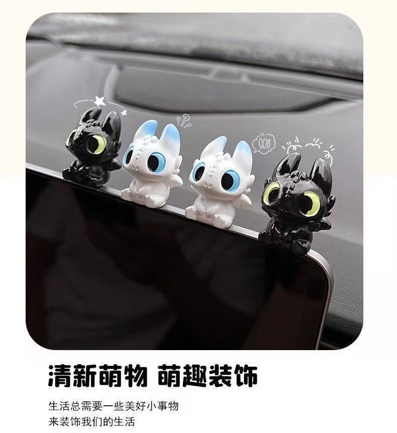 Cute toothless baby doll figur - đánh giá và giá Car Accessories For Dashboard