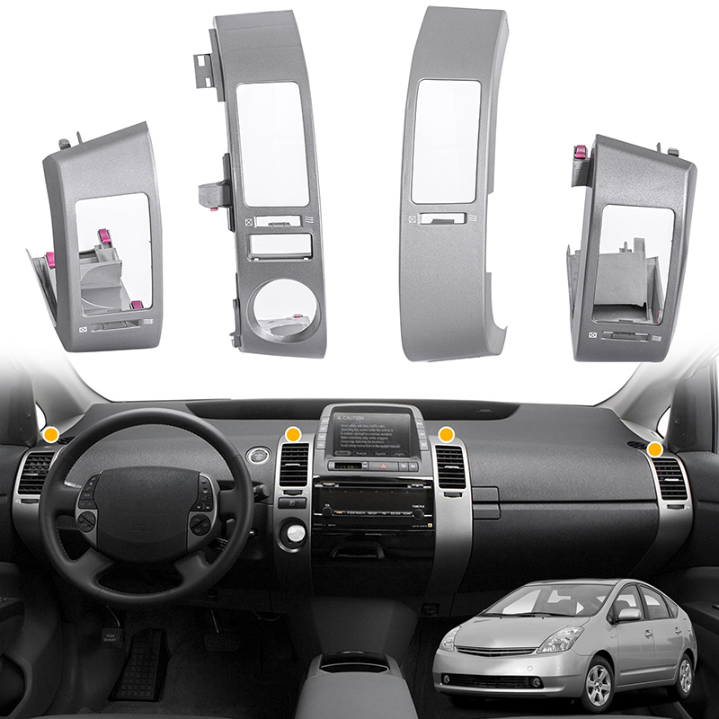 4Pcs Silver‑Gray Dashboard Air - đánh giá và giá Car Accessories For Dashboard
