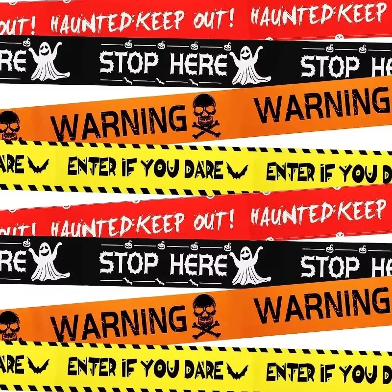 Halloween Warning Tape Signs B - đánh giá và giá Car Accessories Banner
