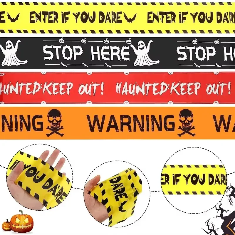 Halloween Warning Tape Signs B - đánh giá và giá Car Accessories Banner