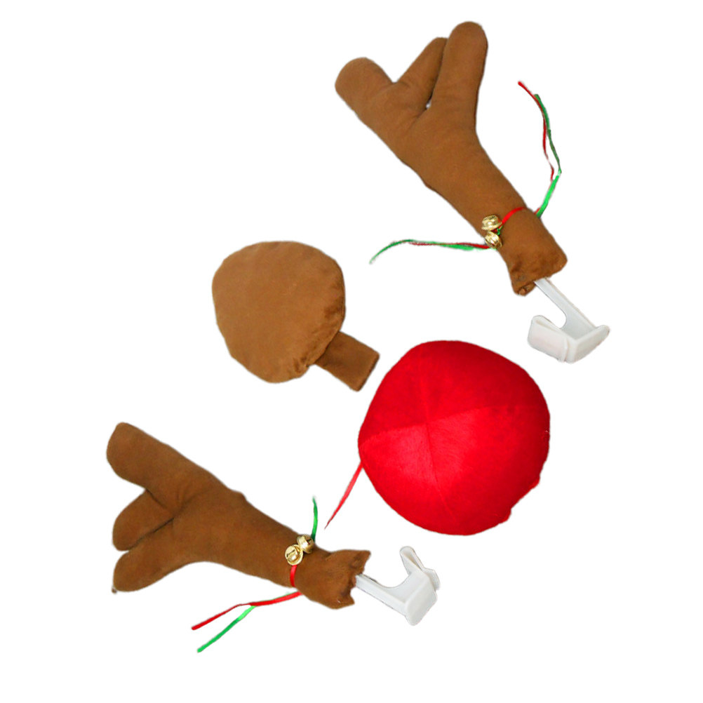 4Pcs Christmas Reindeer Decor  - đánh giá và giá Car Accessories Xmas
