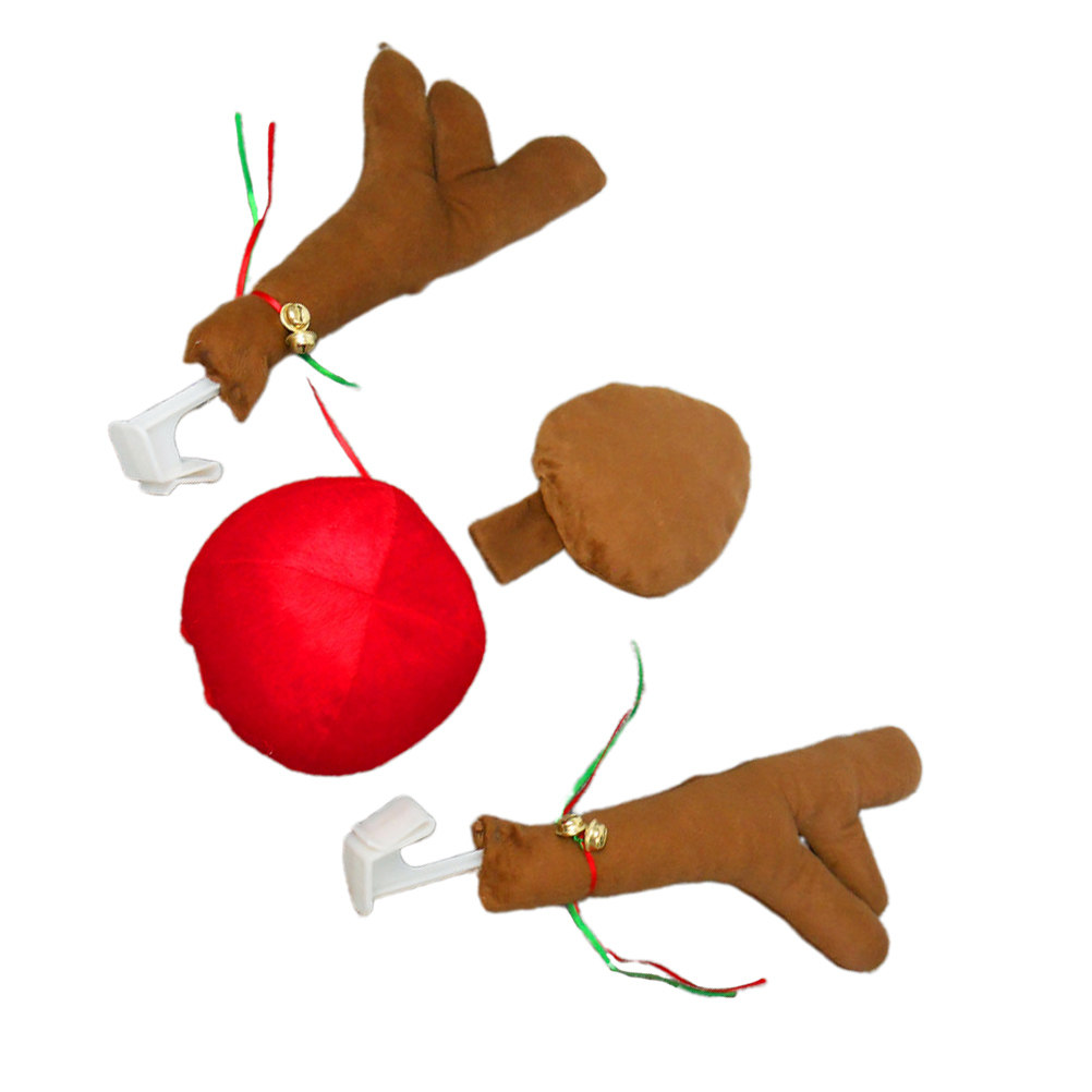 4Pcs Christmas Reindeer Decor  - đánh giá và giá Car Accessories Xmas