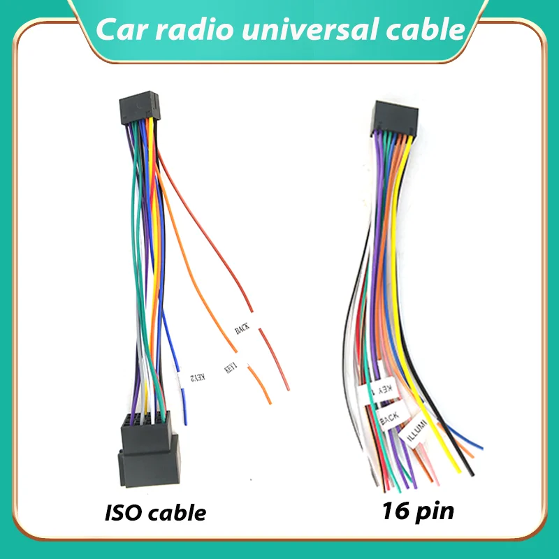 16 Pin To ISO Universal Power  - đánh giá và giá Car Accessories Usa