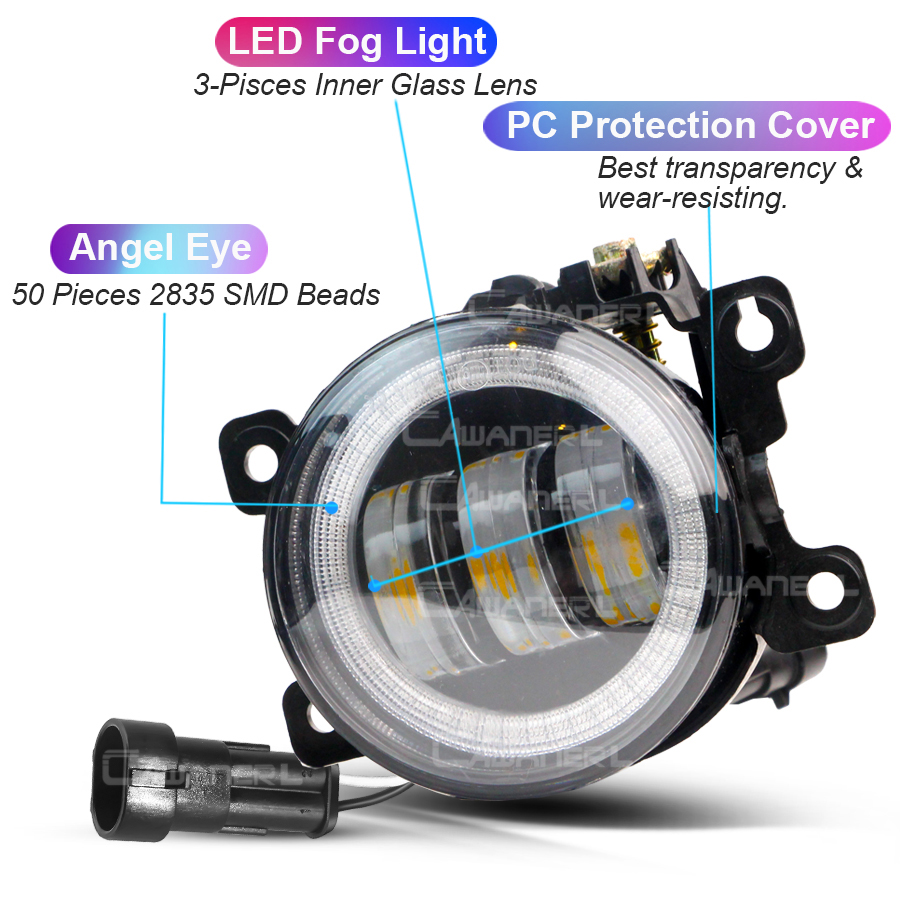 2 X Car Right + Left Angel Eye - đánh giá và giá Car Accessories Xcent