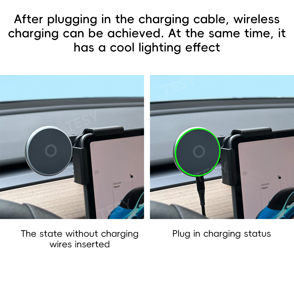 Car Phone Mount Holder 15W Mag - đánh giá và giá Wireless Car Charger
