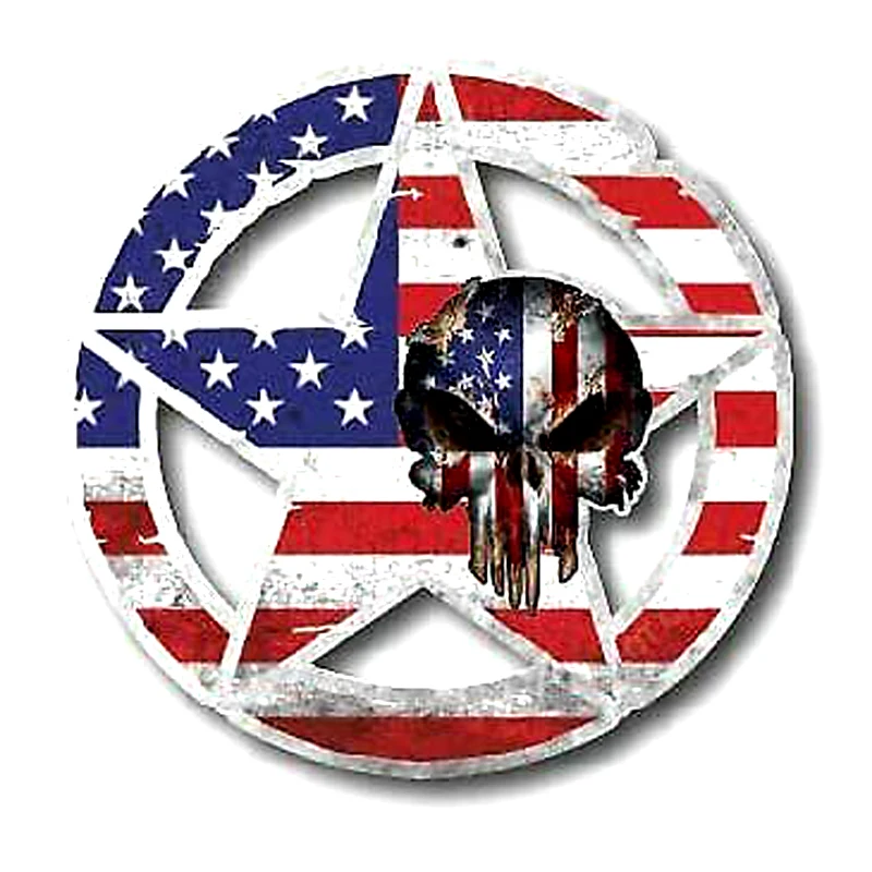 Car Stickers ARMY STAR SKULL U - đánh giá và giá Car Accessories Usa