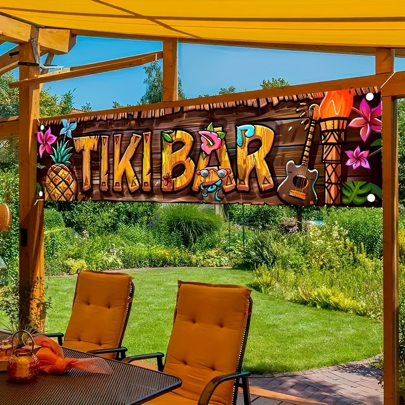 Tiki Bar Banner Tropical Hawai - đánh giá và giá Car Accessories Banner