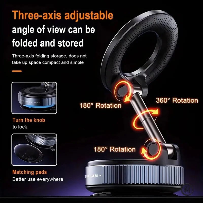 Magnetic Car Phone Holder Vacu - đánh giá và giá Wireless Car Charger