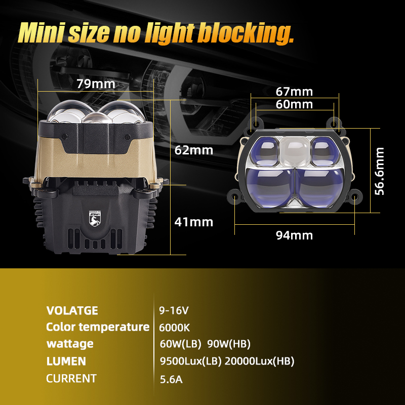 SANVI 180W PX8 Square Bi LED M - đánh giá và giá Car Accessories Low Price