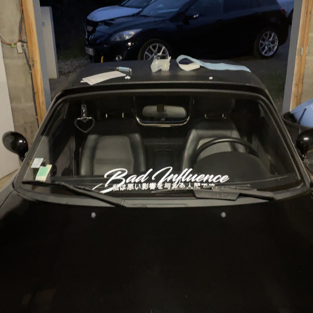 Bad Influence in Japanese Deca - đánh giá và giá Car Accessories Banner