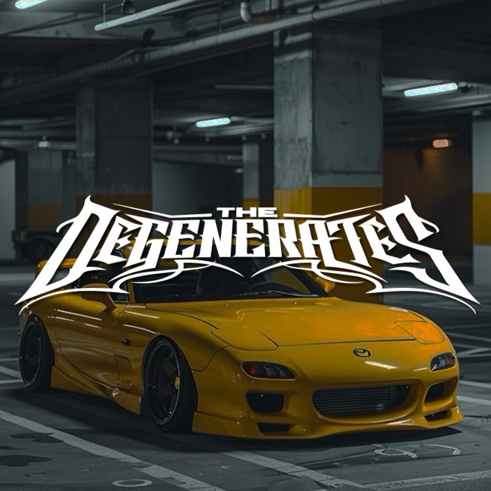 1pc THE DEGENERATES JDM Sport  - đánh giá và giá Car Accessories Banner