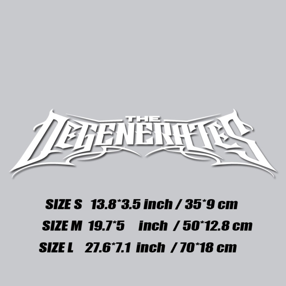 1pc THE DEGENERATES JDM Sport  - đánh giá và giá Car Accessories Banner