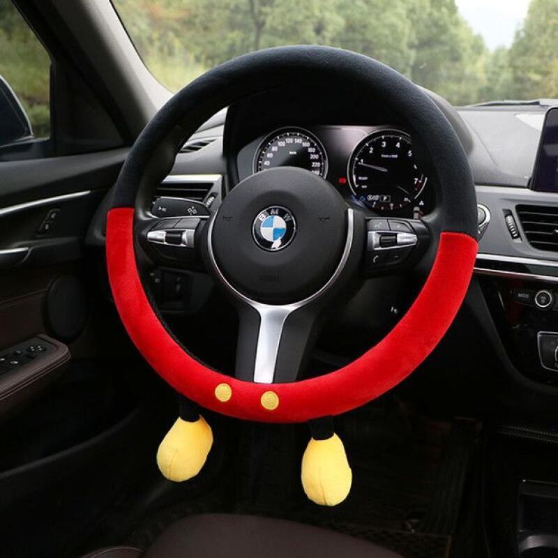 Cute Disney Plush Steering Whe - đánh giá và giá Car Accessories For Winter