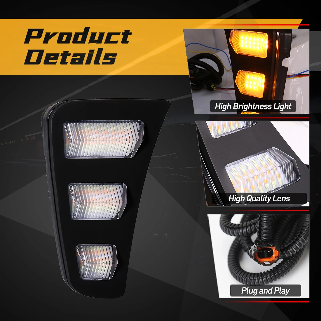 Car LED Daytime Running Light  - đánh giá và giá Car Accessories For Road Trip