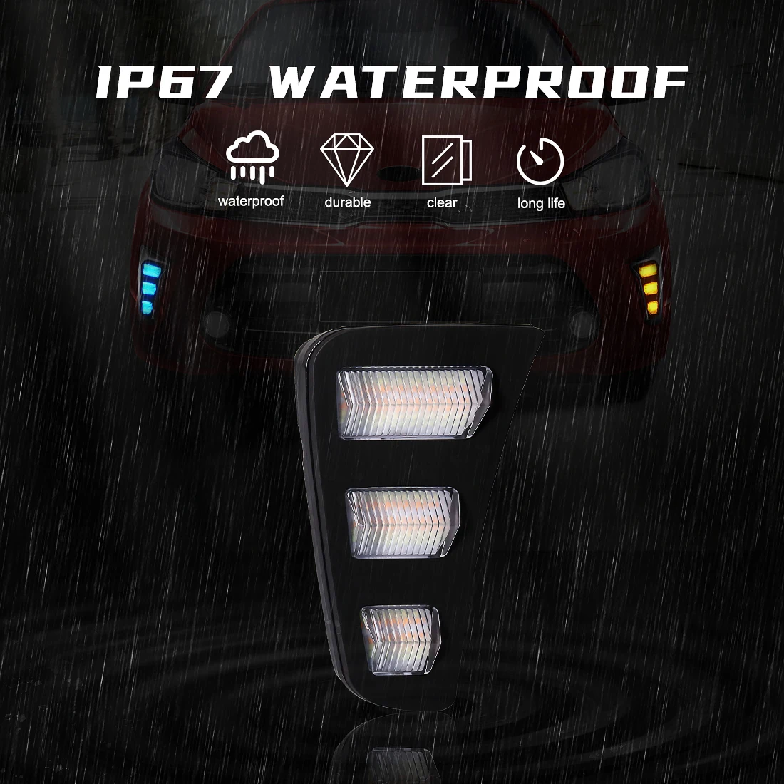 Car LED Daytime Running Light  - đánh giá và giá Car Accessories For Road Trip