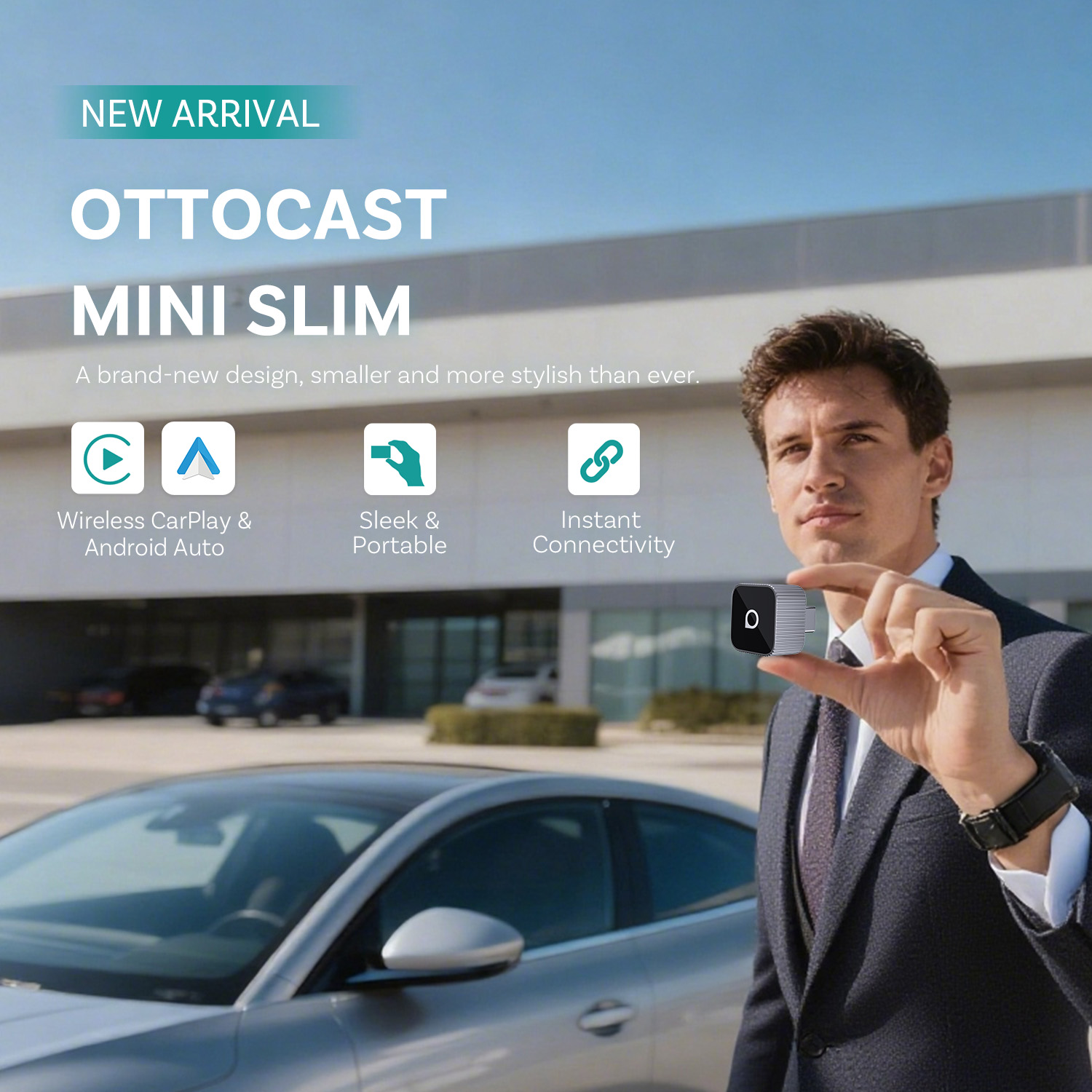 Ottocast Mini Slim Wireless Ca - đánh giá và giá Car Accessories Usa